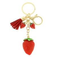 BERRY SWEET THEME BAG CHARM KEYCHAIN